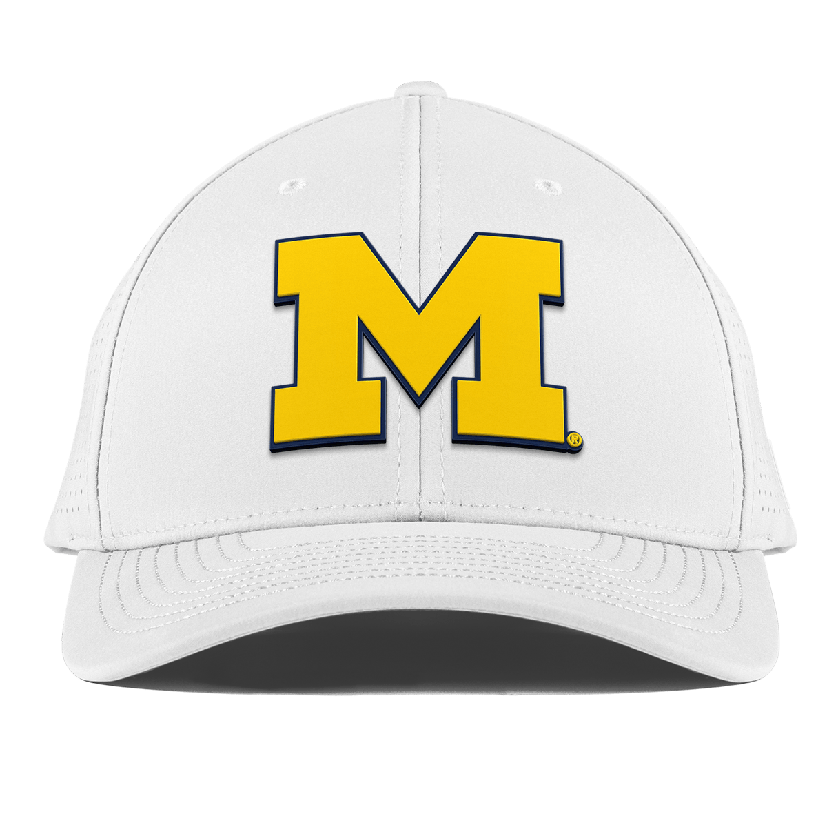 University of Michigan "Michigan Block" Curved Elite XGen™ White
