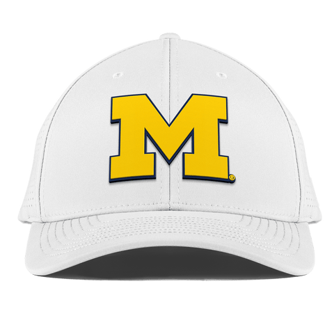 University of Michigan "Michigan Block" Curved Elite XGen™ White
