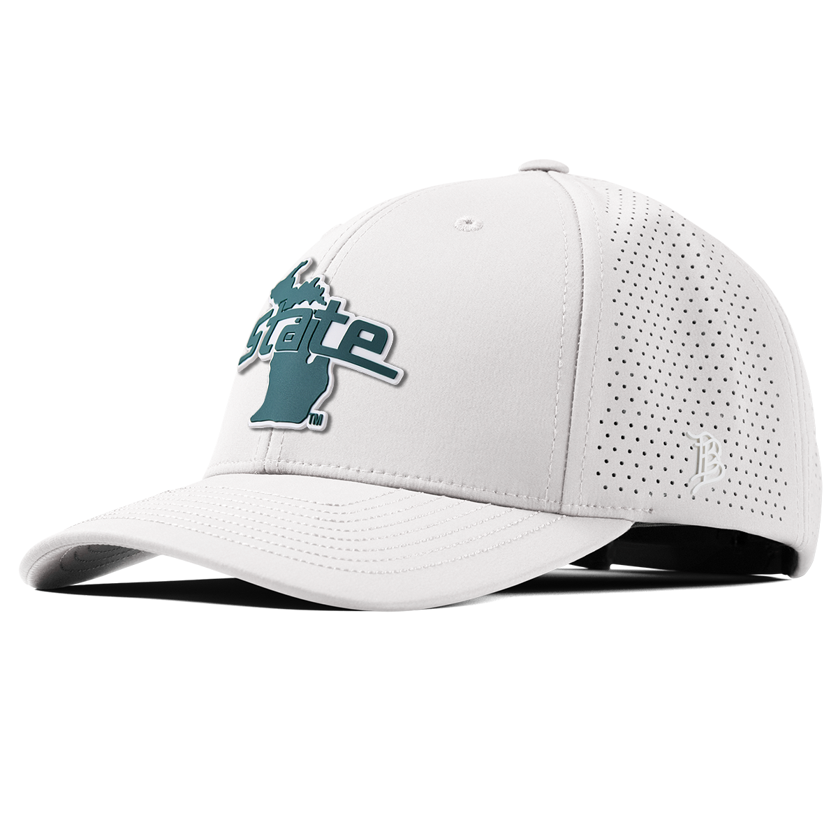 Michigan State University "Michigan State Outline" Curved Elite XGen™ White