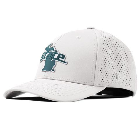 Michigan State University "Michigan State Outline" Curved Elite XGen™ White