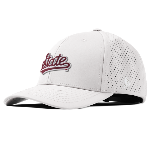 Mississippi State University "Mississippi State Script" Curved Elite XGen™ White