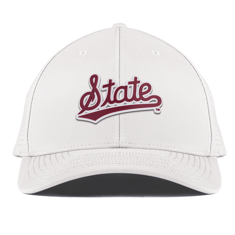 Mississippi State University "Mississippi State Script" Curved Elite XGen™ White