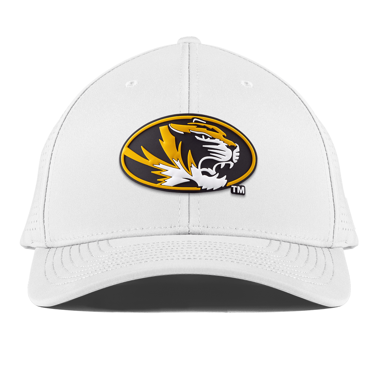 University of Missouri "Missouri Tigers Badge" Curved Elite XGen White