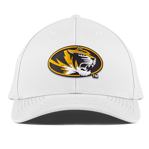 University of Missouri "Missouri Tigers Badge" Curved Elite XGen White