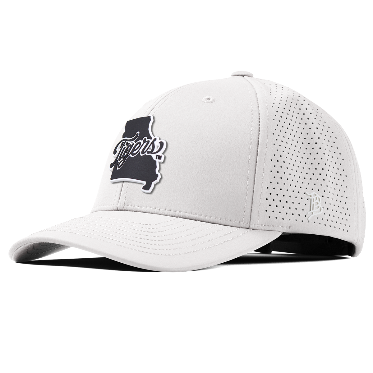 University of Missouri "Missouri Tigers State Script" Curved Elite XGen™ White