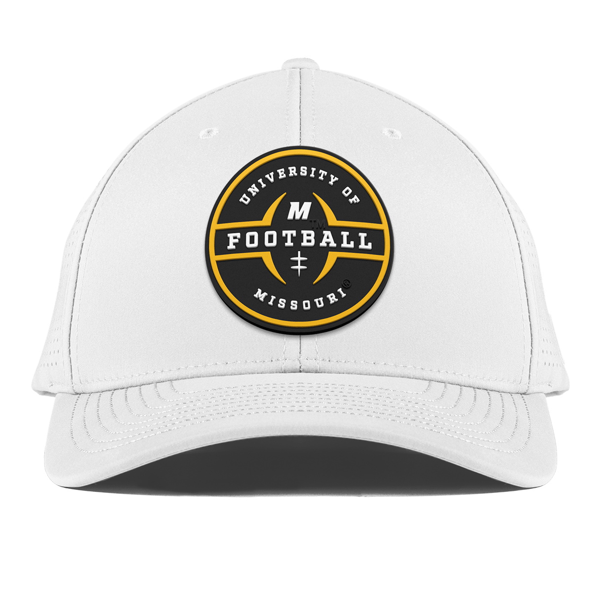 University of Missouri "Mizzou Football" Curved Elite XGen™ White