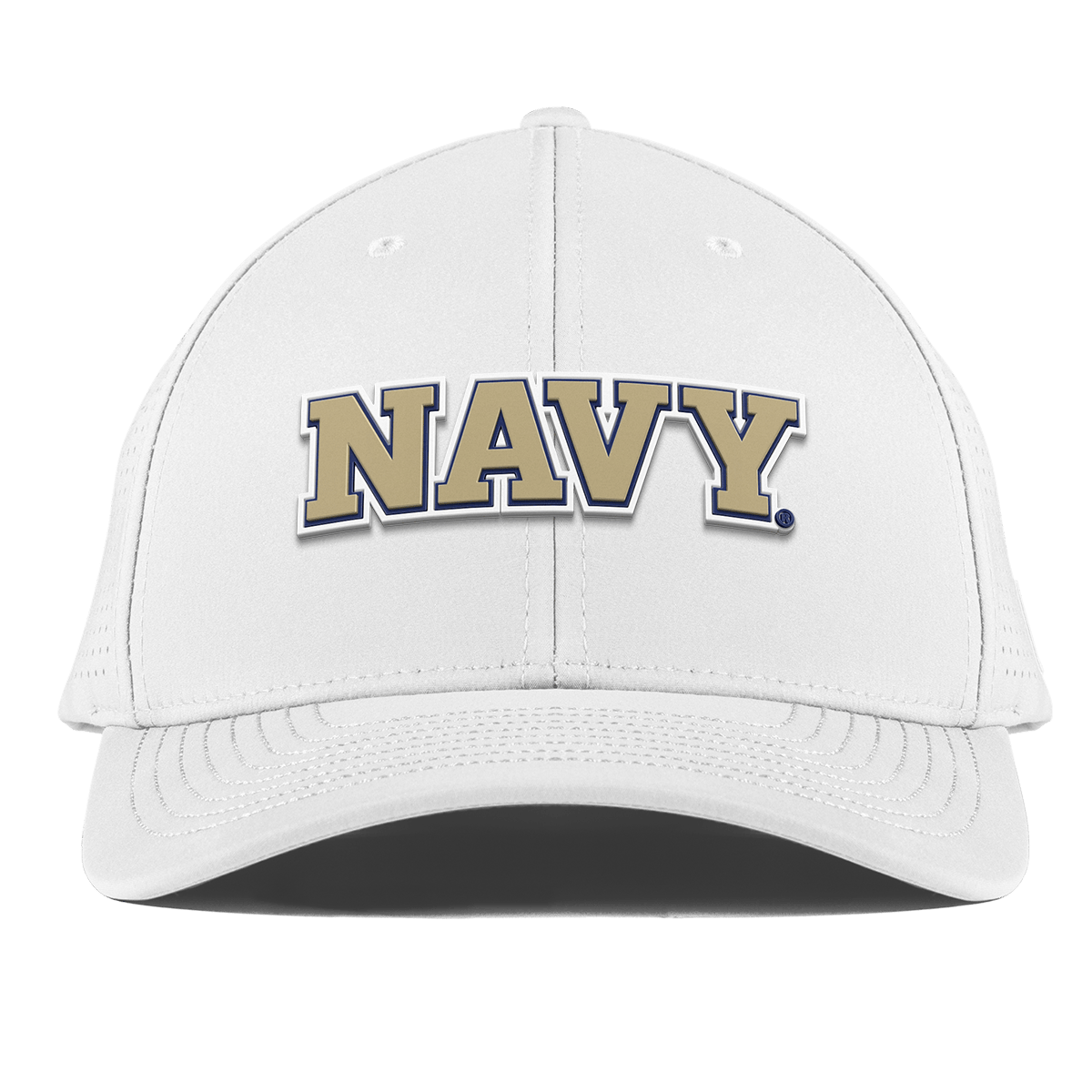 United States Naval Academy "Naval Academy Block" Curved Elite XGen™ White