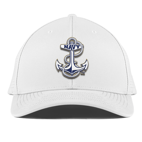 United States Naval Academy "Naval Academy Midshipman" Curved Elite XGen White