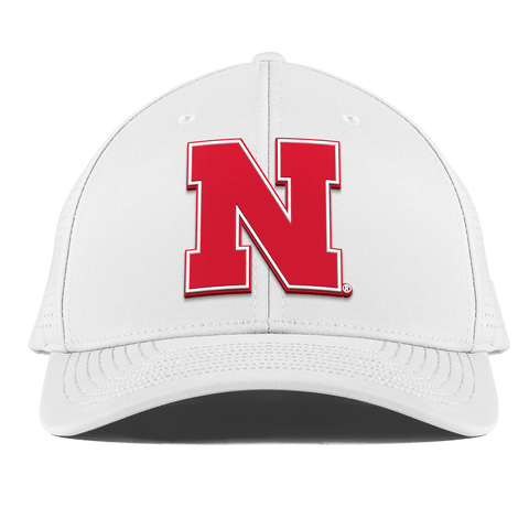 University of Nebraska "Nebraska Team Logo" Curved Elite XGen™ White White