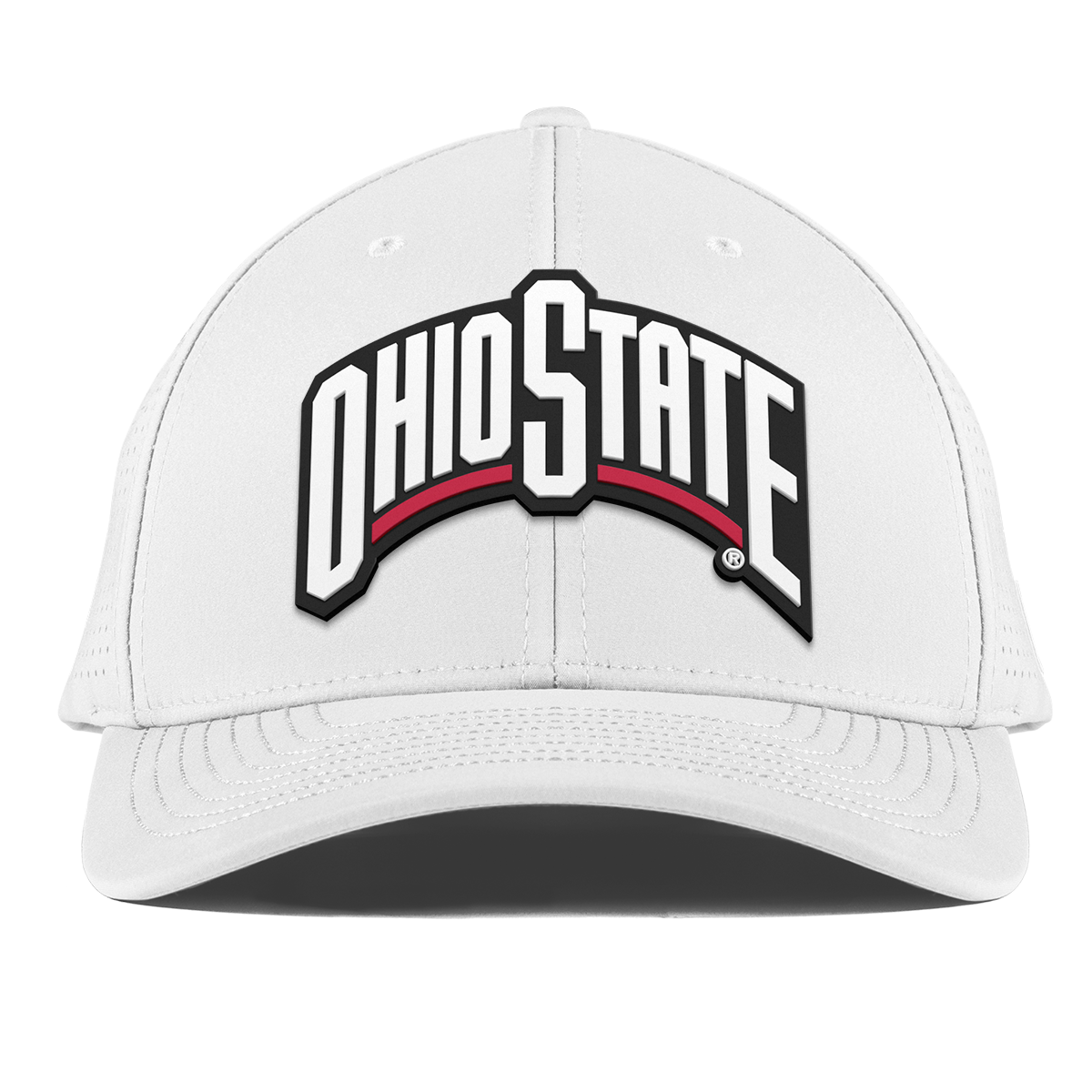 Ohio State University "Ohio State Block" Curved Elite XGen™ White