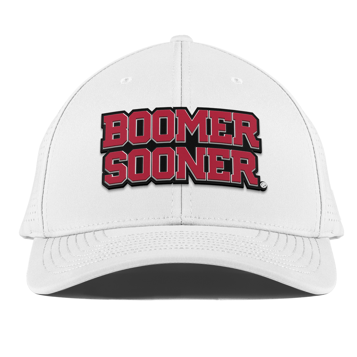 University of Oklahoma "Oklahoma Block" Curved Elite XGen™ White