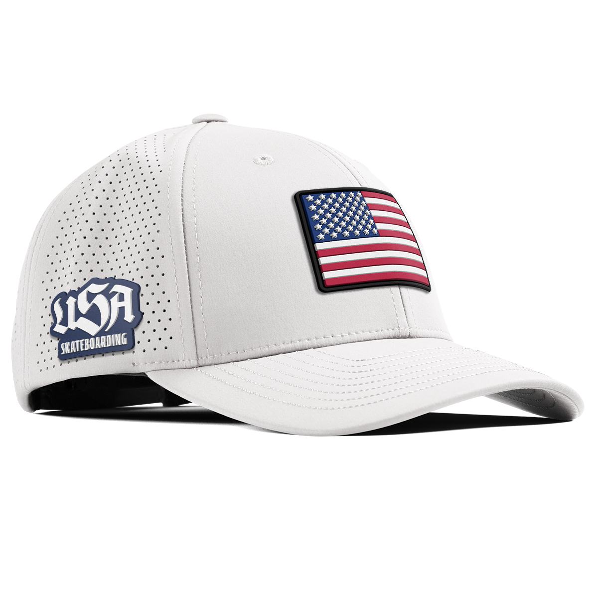 Old Glory USA Skateboarding Curved Elite XGen™ | hover: White