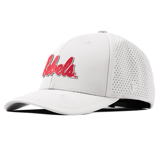 University of Mississippi "Ole Miss Crimson Rebels" Curved Elite XGen™ White