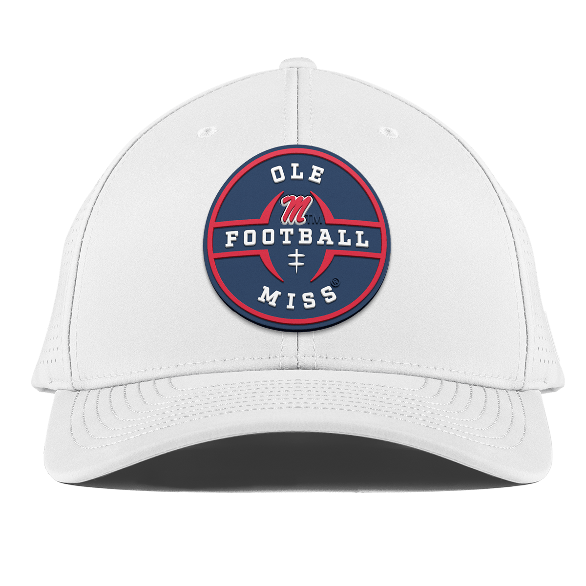 University of Mississippi "Ole Miss Football Legacy" Curved Elite XGen™ White