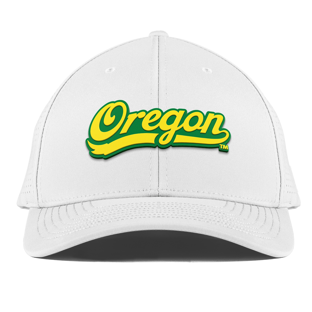 University of Oregon "Oregon Script" Curved Elite XGen™ White
