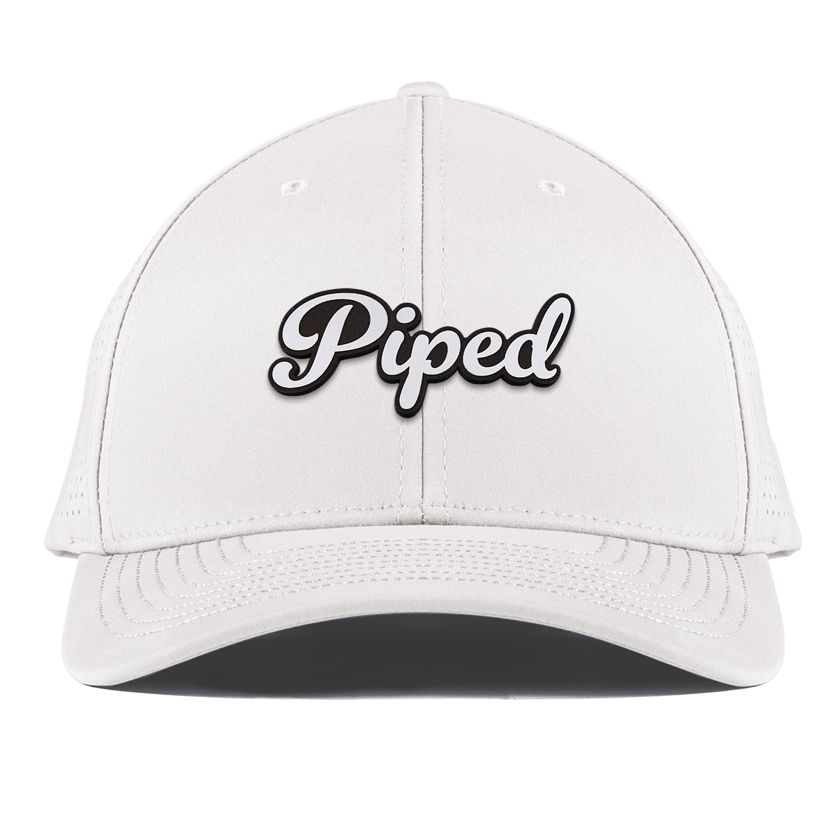 Piped Script Curved Elite XGen™ White