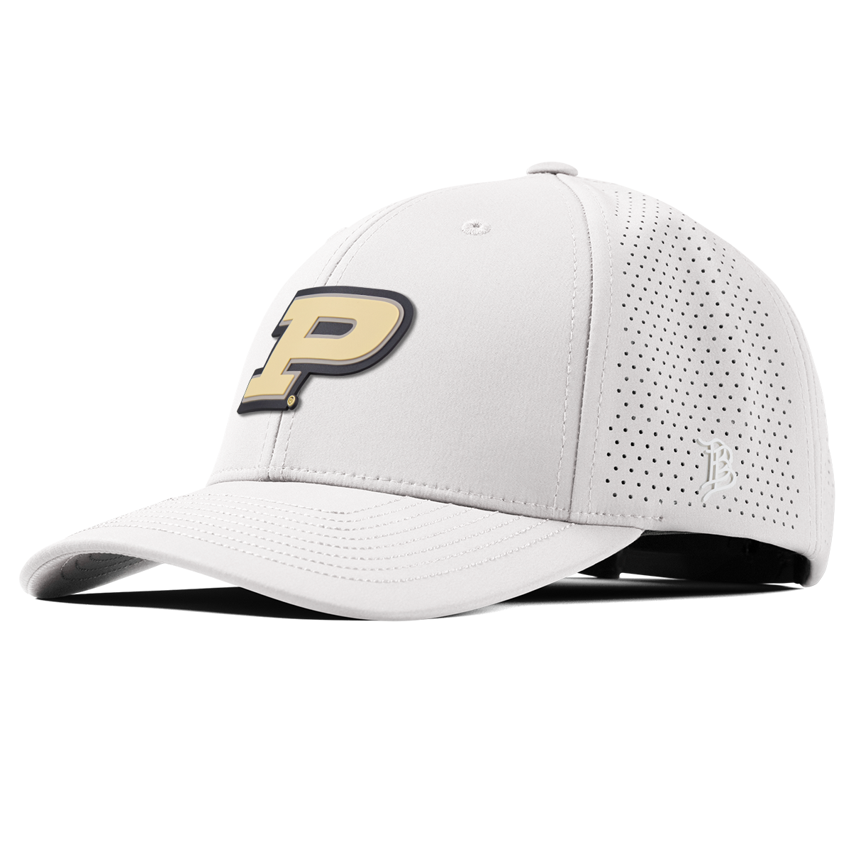 Purdue University "Purdue Block" Curved Elite XGen™ White