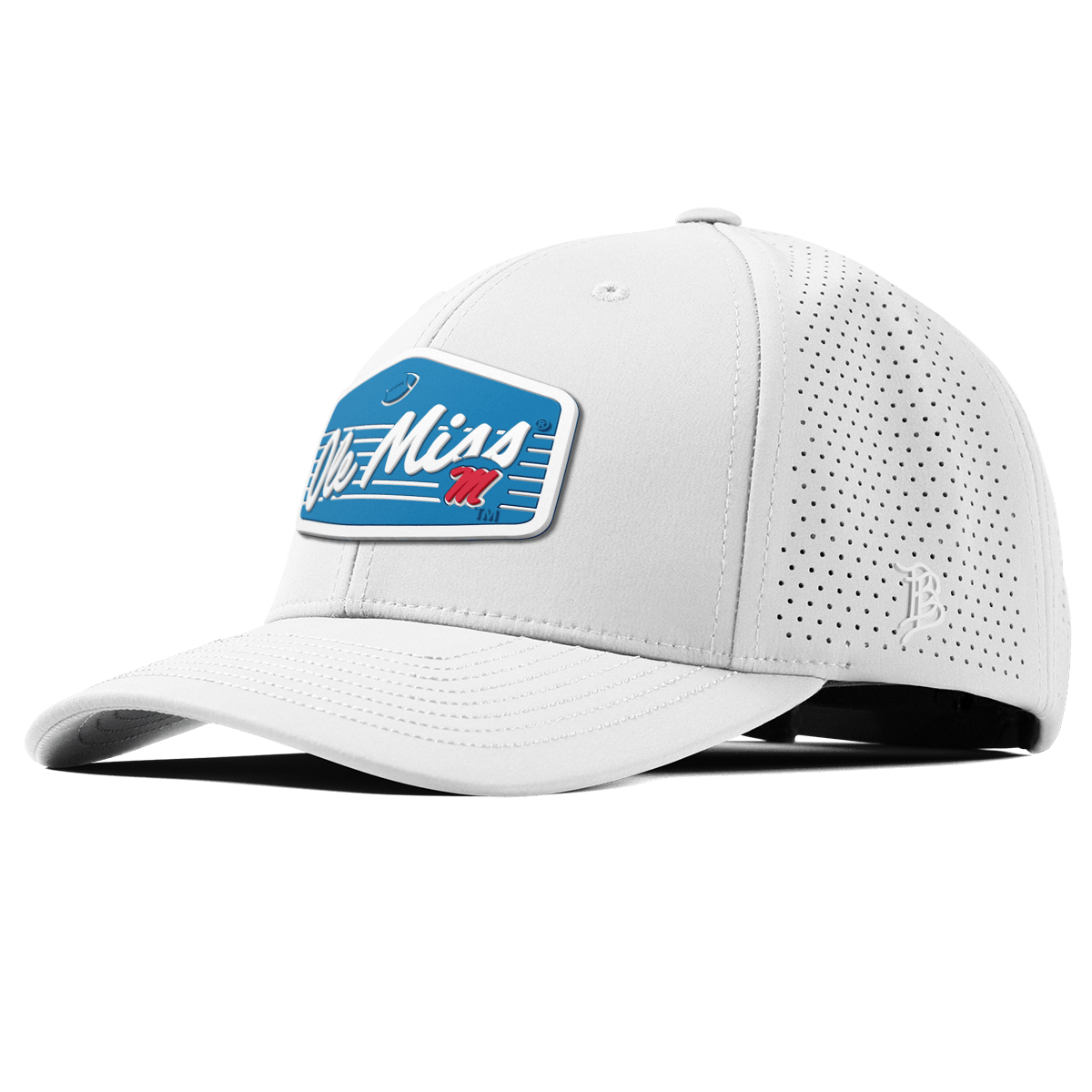 University of Mississippi "Rebel Football" Curved Elite XGen™ White