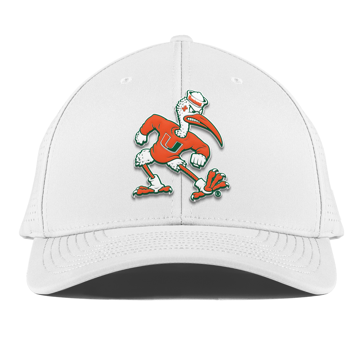 University of Miami "Sebastian the Ibis" Curved Elite XGen™ White