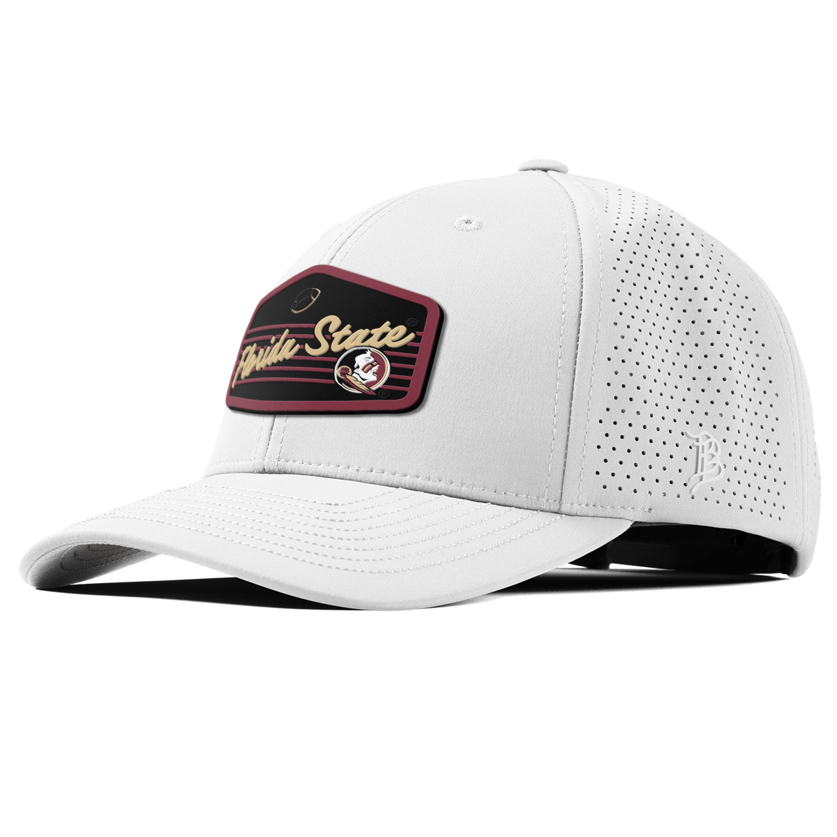 Florida State University "Seminole Football" Curved Elite XGen™ White