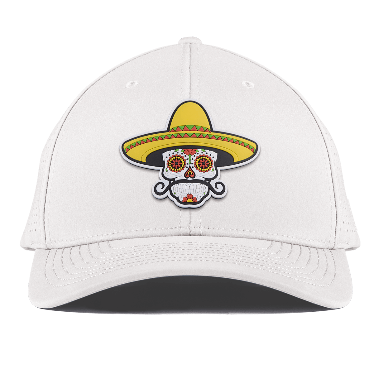 Sombrero Skull PVC Curved Elite XGen™ White