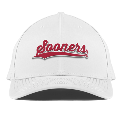 University of Oklahoma "Sooners Script" Curved Elite XGen™ White