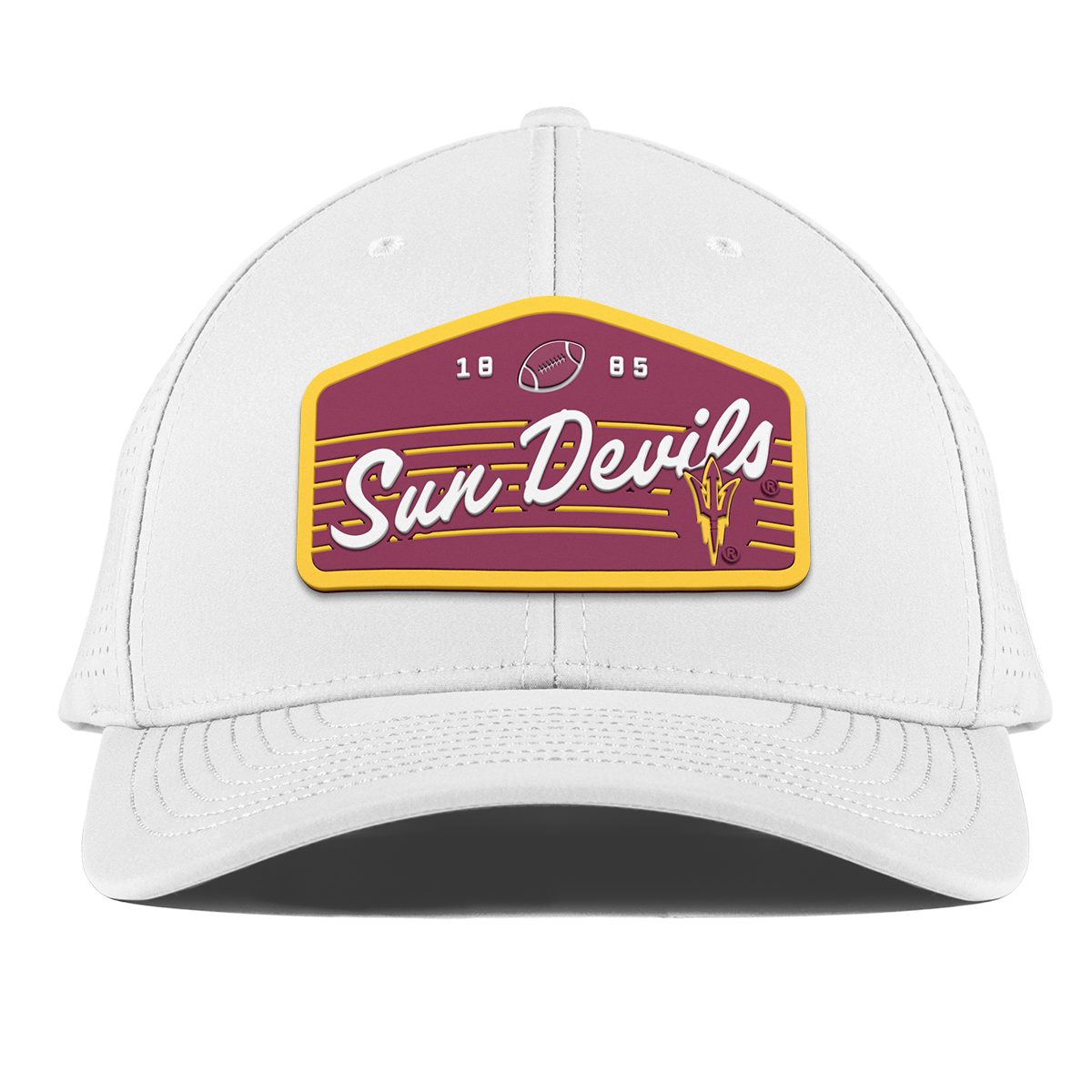 Arizona State University "Sun Devils Football" Curved Elite XGen™ White