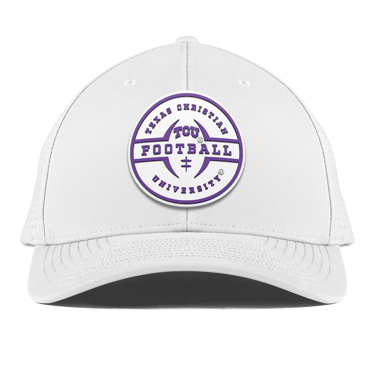 Texas Christian University "TCU Football Legacy" Curved Elite XGen™ White
