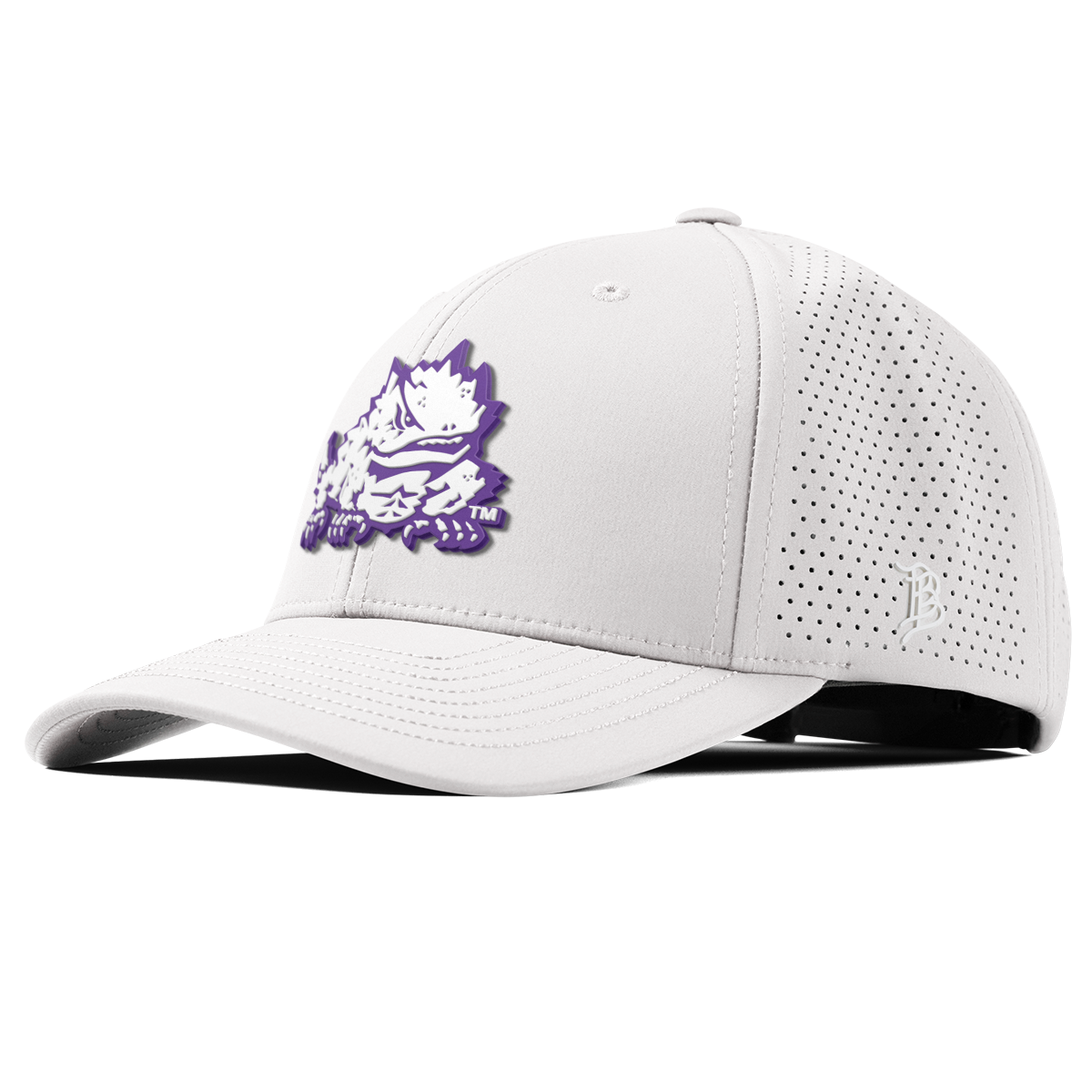 Texas Christian University "TCU Team Logo" Curved Elite XGen™ White