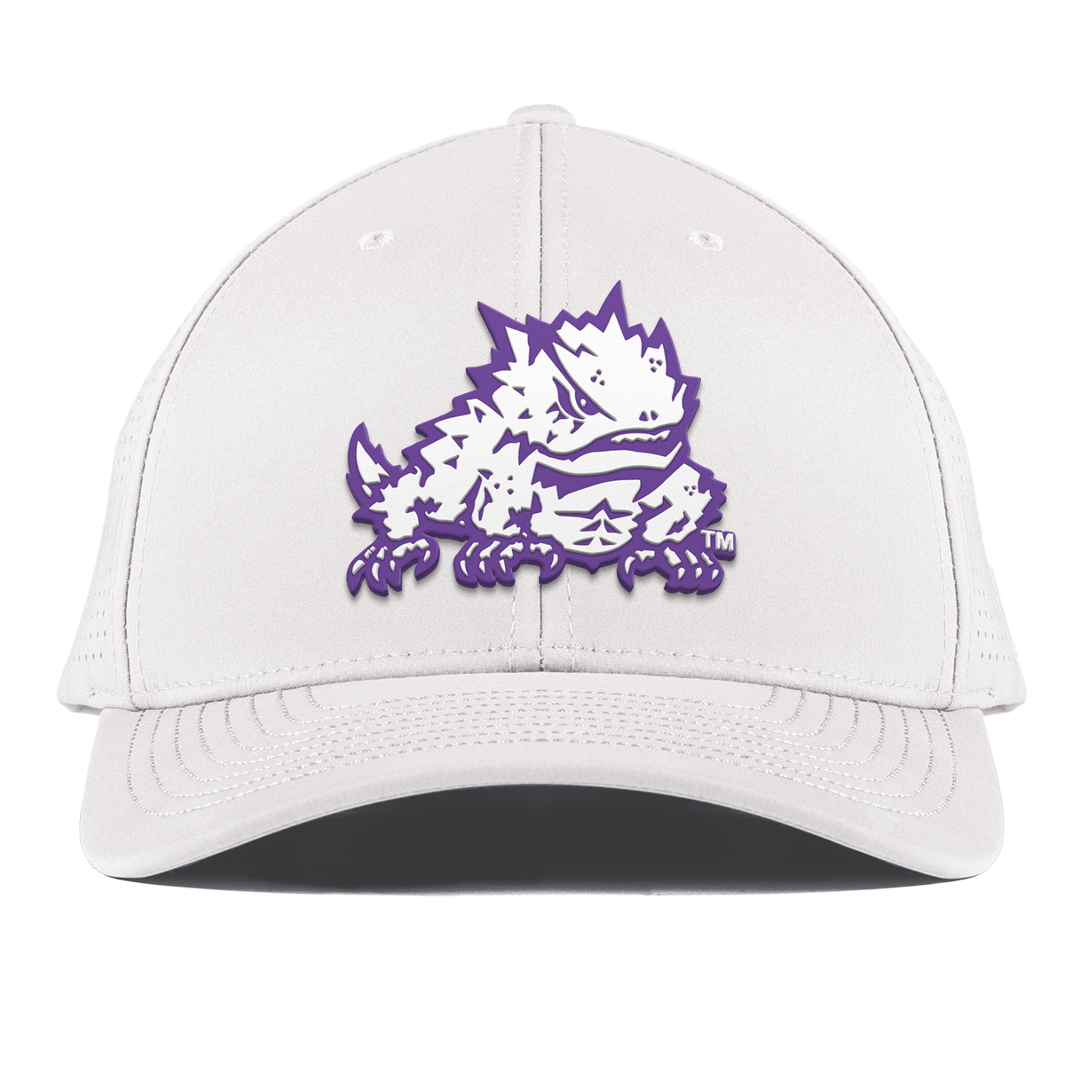 Texas Christian University "TCU Team Logo" Curved Elite XGen™ White
