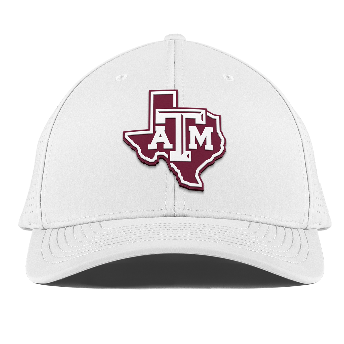 Texas A&M University "Texas A&M Outline" Curved Elite XGen™ White