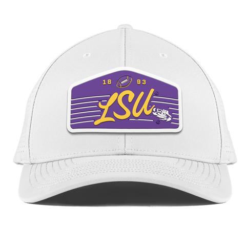 Louisiana State University "Tigers Football" Curved Elite XGen™ White