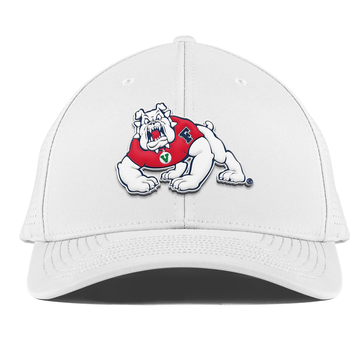 Fresno State University "TimeOut The Bulldog" Curved Elite XGen™ White