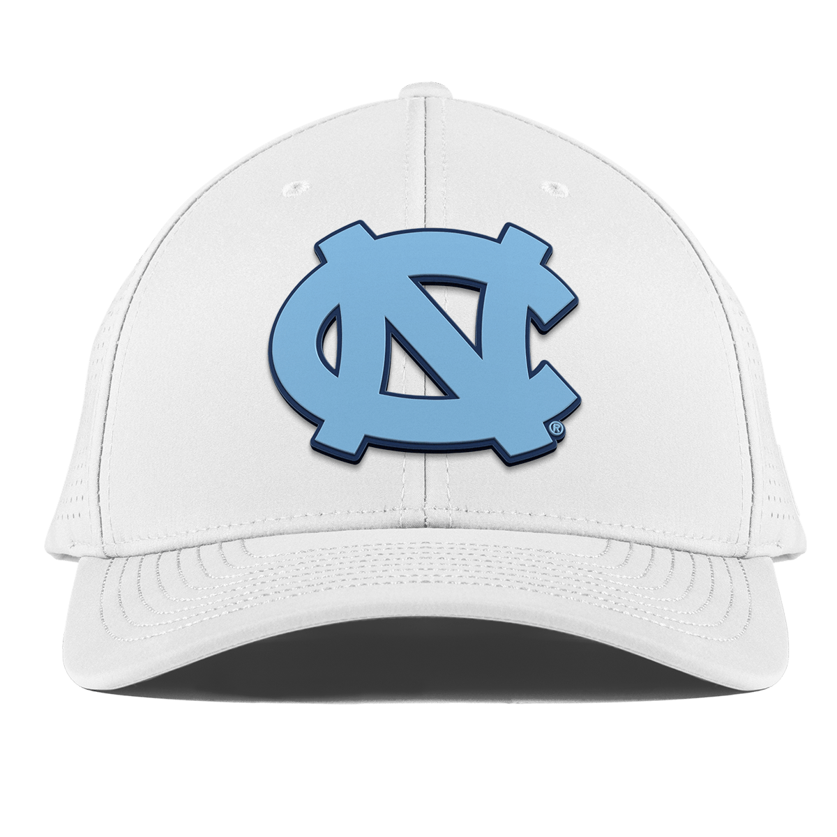 University of North Carolina "UNC Team Logo Carolina Blue" Curved Elite XGen™ White