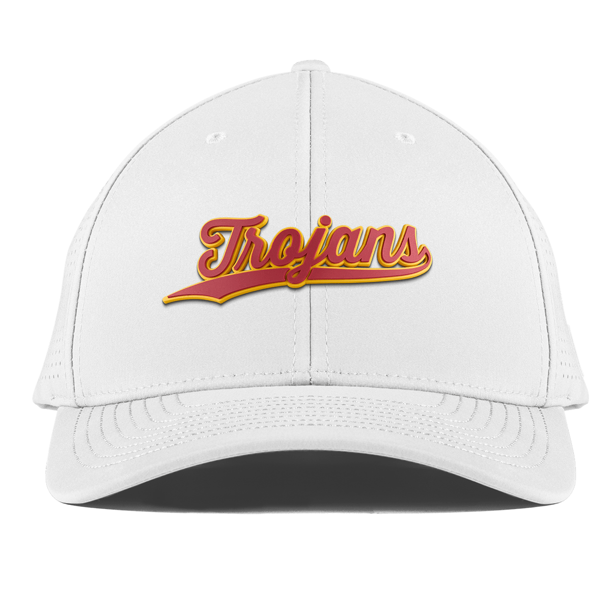 University of Southern California "USC Trojans Script" Curved Elite XGen White