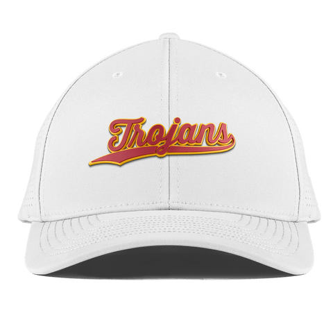 University of Southern California "USC Trojans Script" Curved Elite XGen White