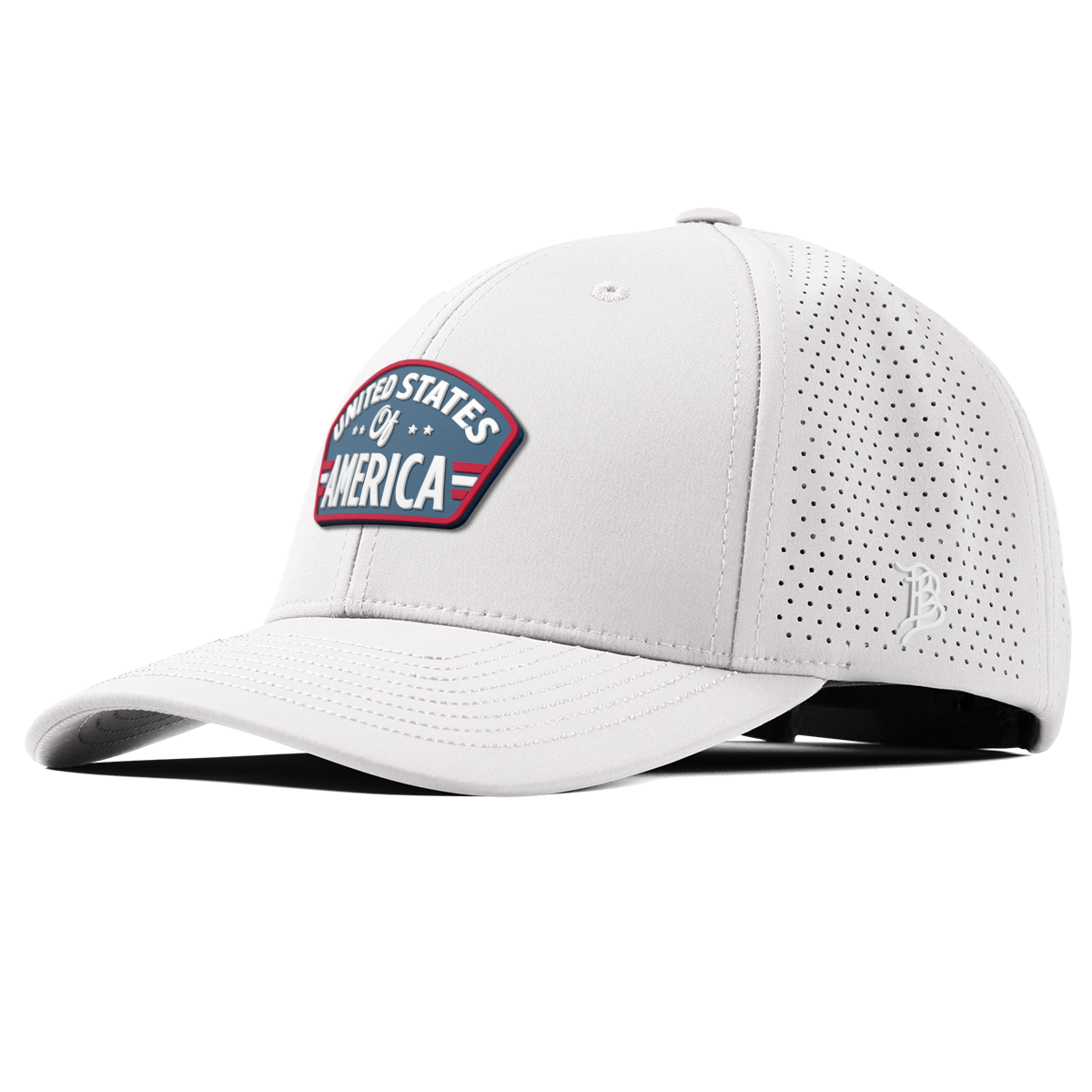 United States of America Badge Curved Elite XGen™ White