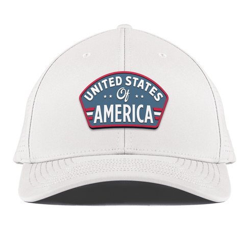 United States of America Badge Curved Elite XGen™ White