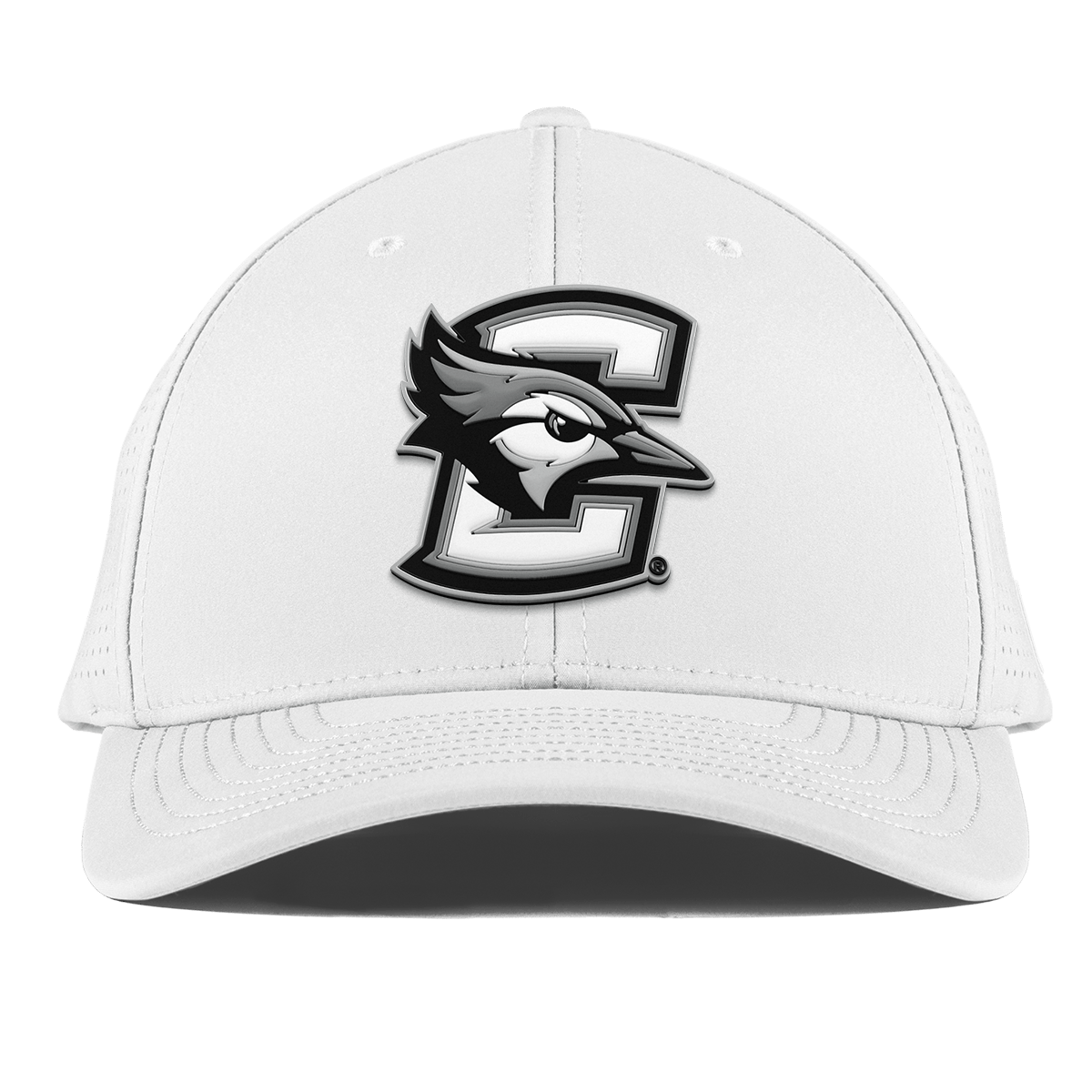 Creighton University "Vintage Creighton Block" Curved Elite XGen™ White