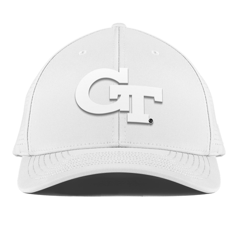Georgia Tech University "Vintage Georgia Tech Team Logo" Curved Elite XGen™ White