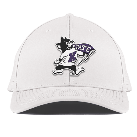 Kansas State University "Vintage Kansas State Wildcat" Curved Elite XGen™ White