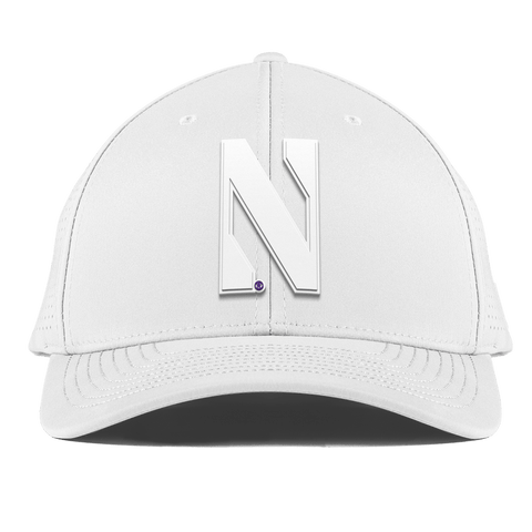 Northwestern University "Vintage Northwestern Block" Curved Elite XGen™ White