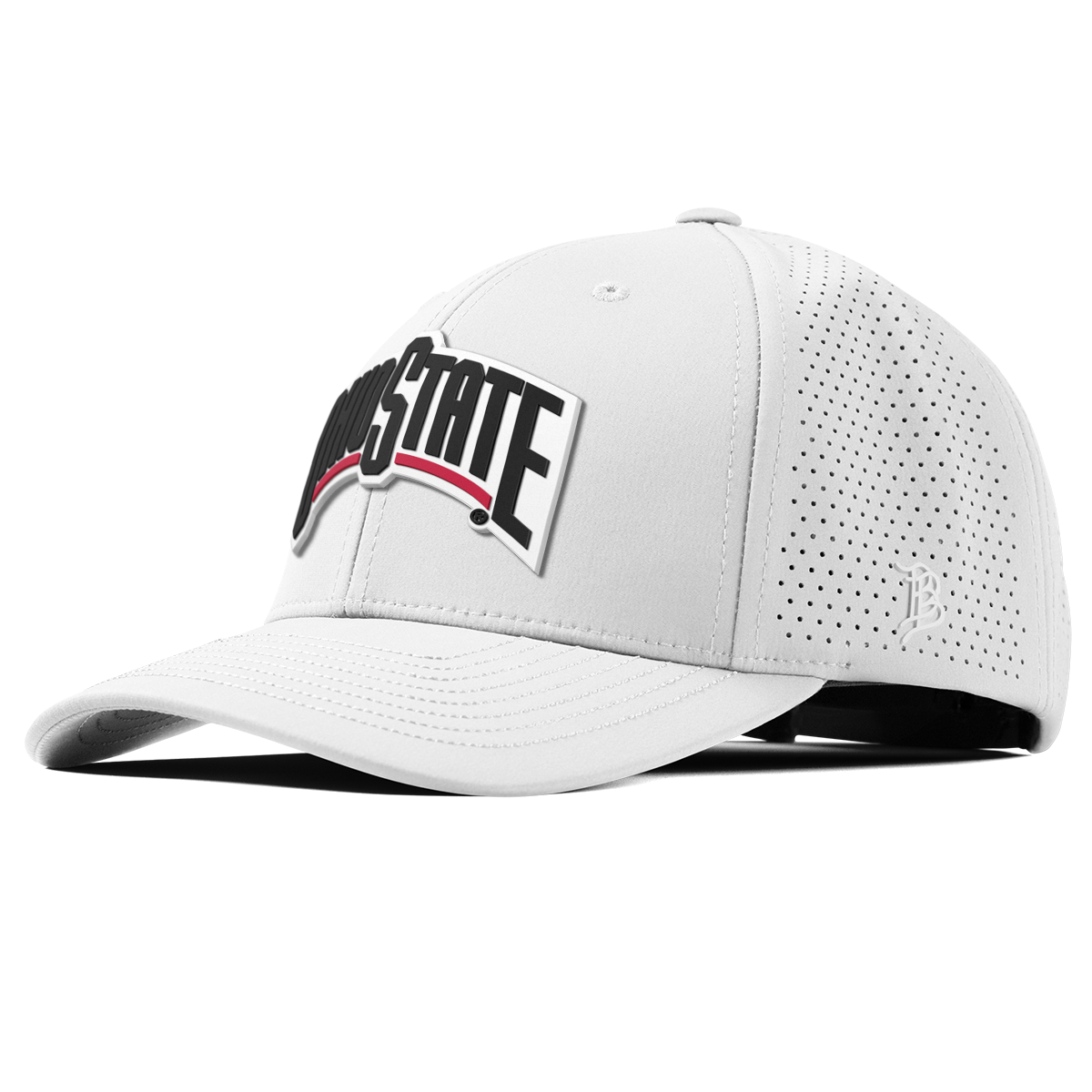 Ohio State University "Vintage Ohio State Block" Curved Elite XGen™ White