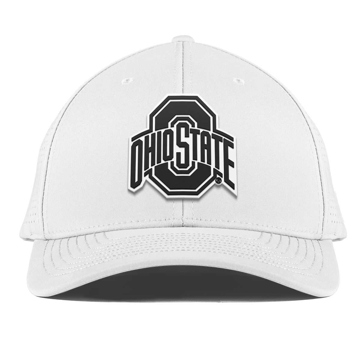 Ohio State University "Vintage Ohio State Team Logo" Curved Elite XGen™ White