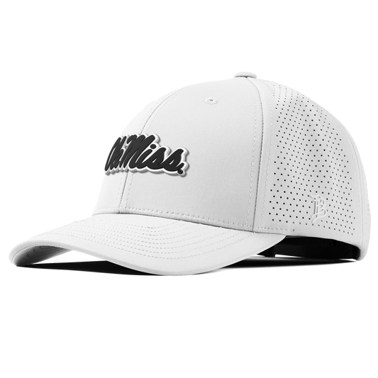 University of Mississippi "Vintage Ole Miss Team Logo" Curved Elite XGen™ White