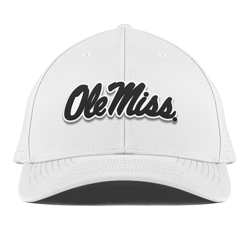 University of Mississippi "Vintage Ole Miss Team Logo" Curved Elite XGen™ White