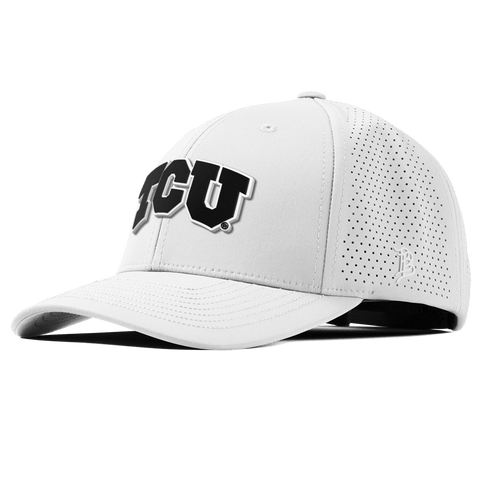 Texas Christian University "Vintage TCU Block" Curved Elite XGen™ White