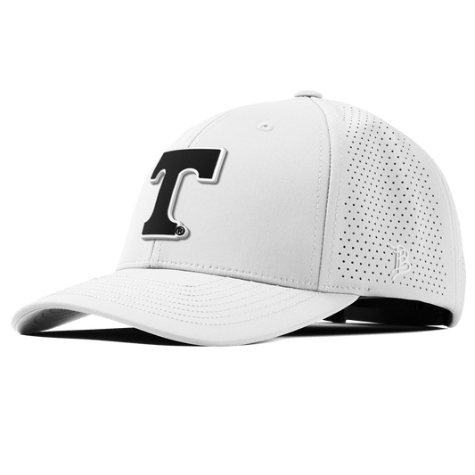 University of Tennessee "Vintage Tennessee Block" Curved Elite XGen™ White