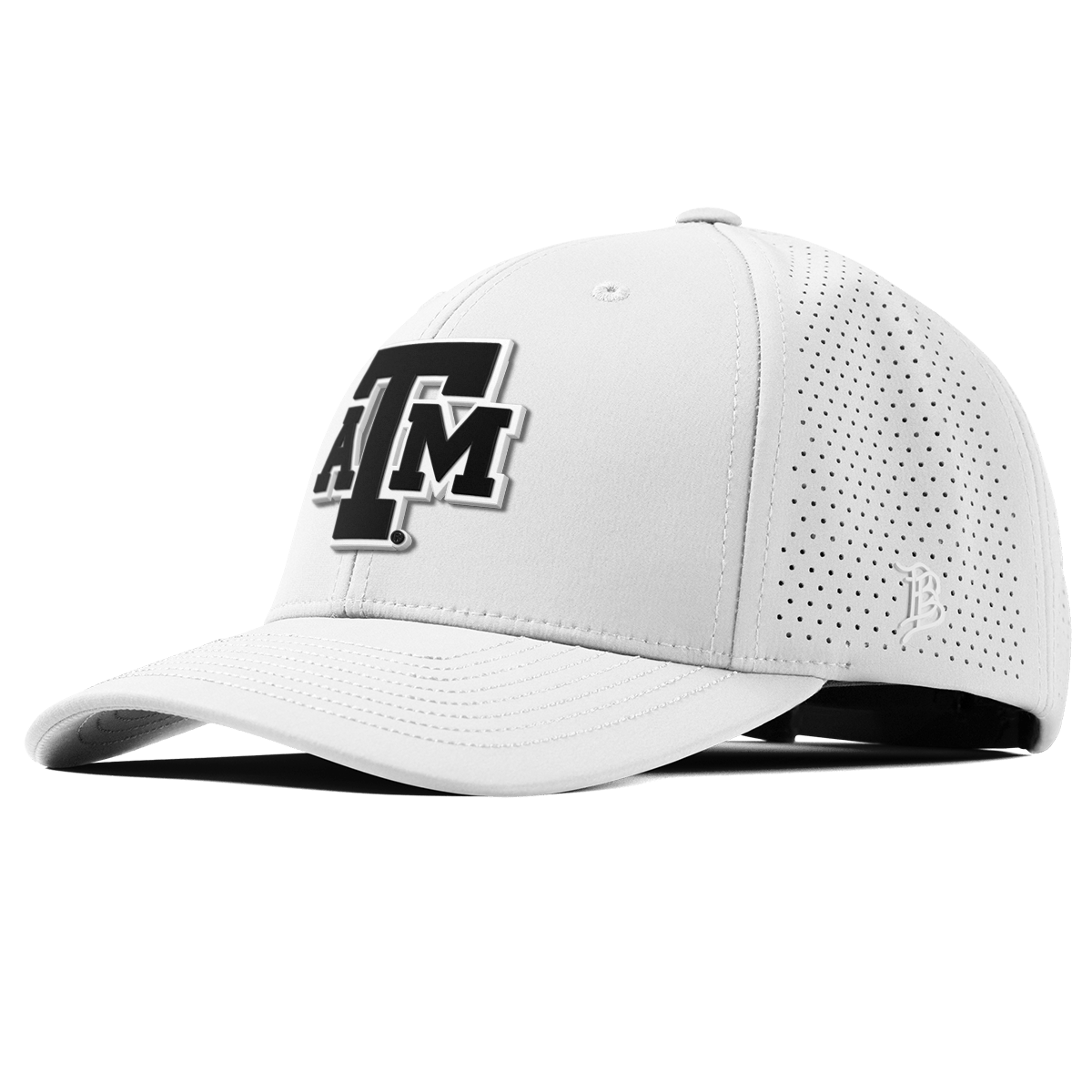Texas A&M University "Vintage Texas A&M Block" Curved Elite XGen™ White