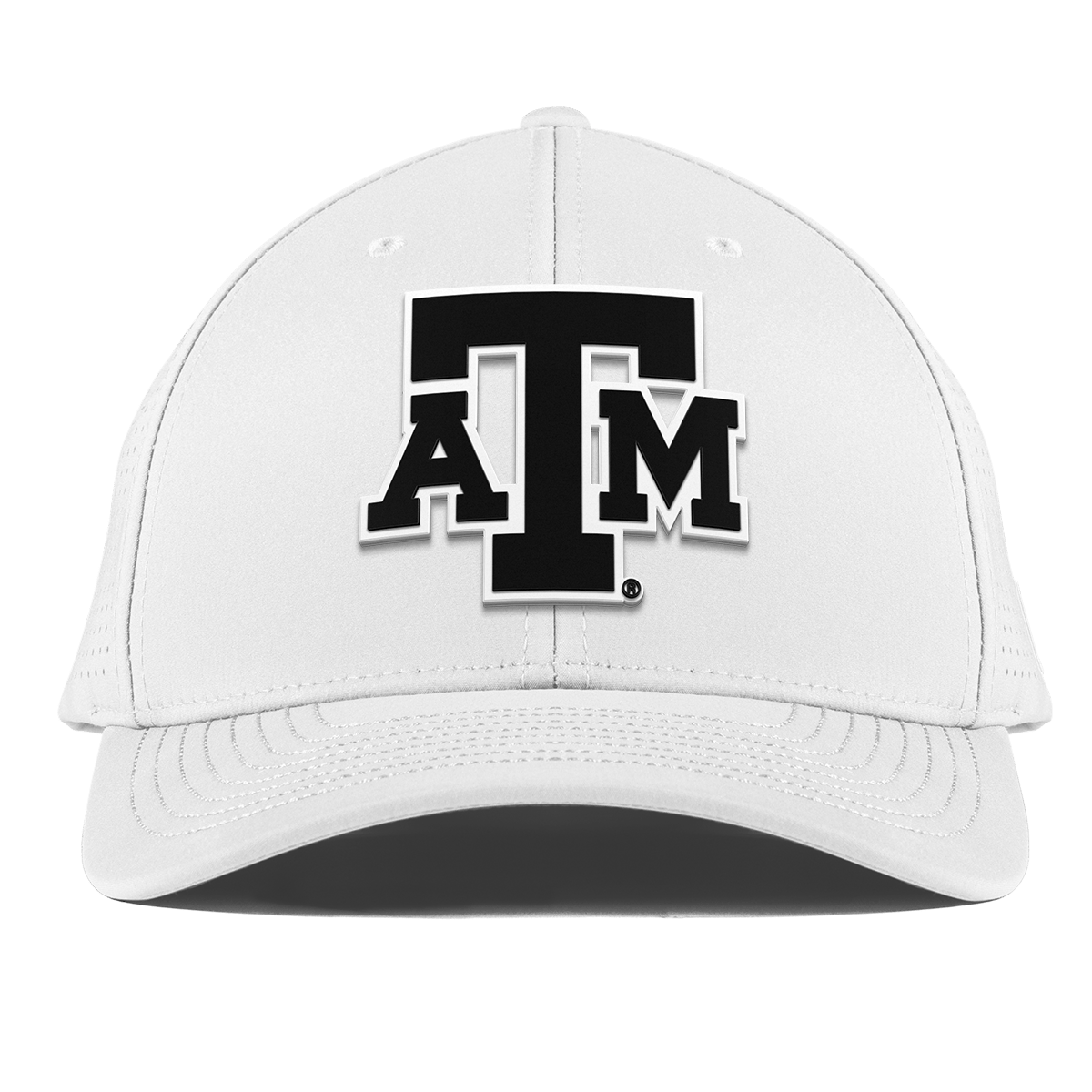 Texas A&M University "Vintage Texas A&M Block" Curved Elite XGen™ White